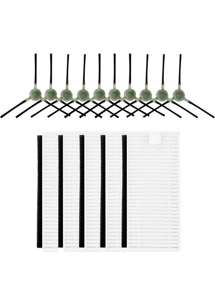 Lefant M200/ M201/ M520M/ M501-A/ M571 T700 M501 T800 Robotik Vakum Süpürgeleri Için Yedek Yan Fırçalar (Yurt Dışından)
