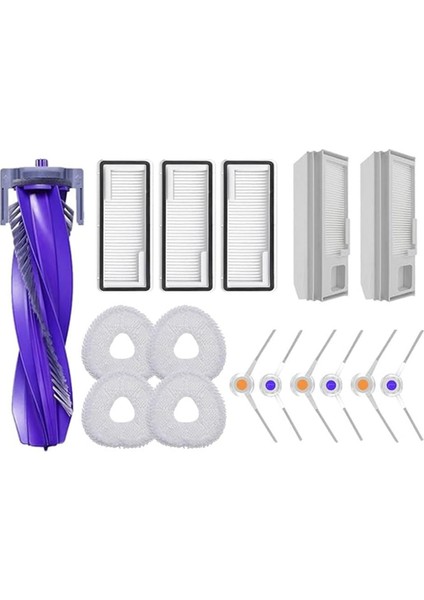 Narwal Freo x Ultra Robot Vakum Parçaları Silindir Fırçası Hepa Filtre Mop Pad Toz Çantası Için Yedek Aksesuar Kiti (Yurt Dışından)
