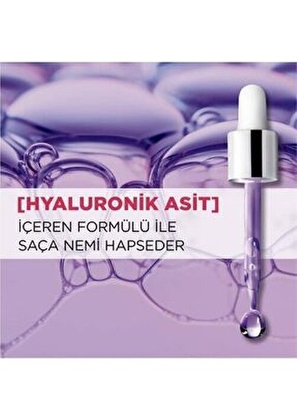 Hydra Hyaluronik Saç Bakım Kremi 3'lü Set 390 ml Ağırlık Yapmadan Derin Nemlendirme