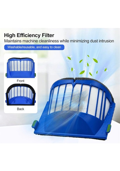 Irobot Roomba Için Yedek Parçalar 600 Serisi 675 690 692 694 610 670 Serisi Robot Vakum Filtre Kenarı Süpürme Fırçaları (Yurt Dışından) modelleri