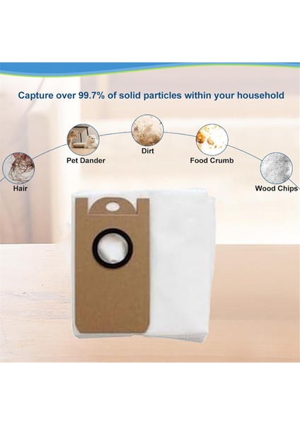 Airrobo T10 Için Laresar L6 Pro Için Vakum Süpürge Toz Torbaları+ Vakum Toz Çöp Torbaları Toplayıcı Değiştirme Aksesuarları (Yurt Dışından) fiyatları