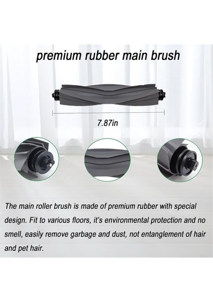 Dreame X40 Ultra Bot X40/X40 Pro Robot Vakum Değiştirme Ana Fırça Filtresi Paspas Pedleri Toz Torbaları (Yurt Dışından) modelleri