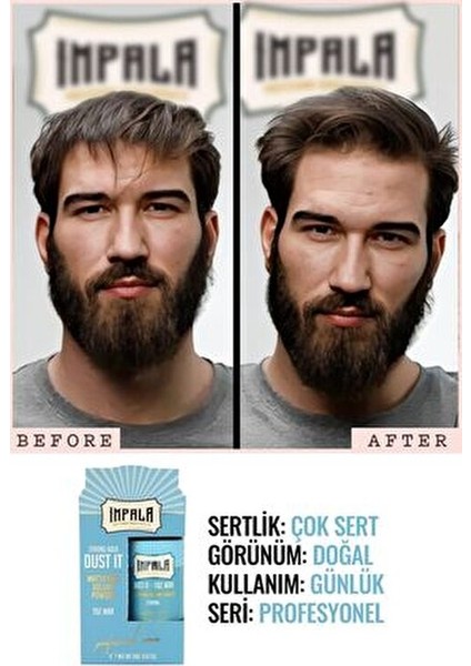 Dust It Toz Wax 20g Yüksek Tutuş Gücü Matlaştırıcı ve Hacim Artırıcı