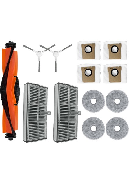 Xiaomi Mijia M30S Için D103CN Robot Vakum Aksesuarları Ana Yan Fırça Hepa Filtre Mop Toz Çantası Sarflandırılabilir (Yurt Dışından)
