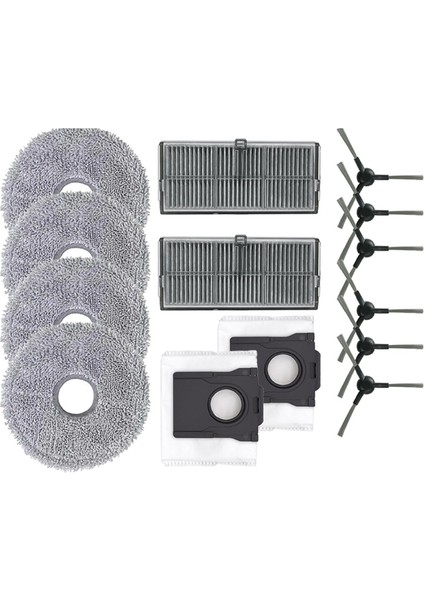 Dreame Mova E30 Için Ultra Supping Robot Vakum Temizleyici Aksesuarları Kit 6 Yan Fırça 2 Filtre 4 Mop Pad 2 Toz Çanta (Yurt Dışından) fiyatları