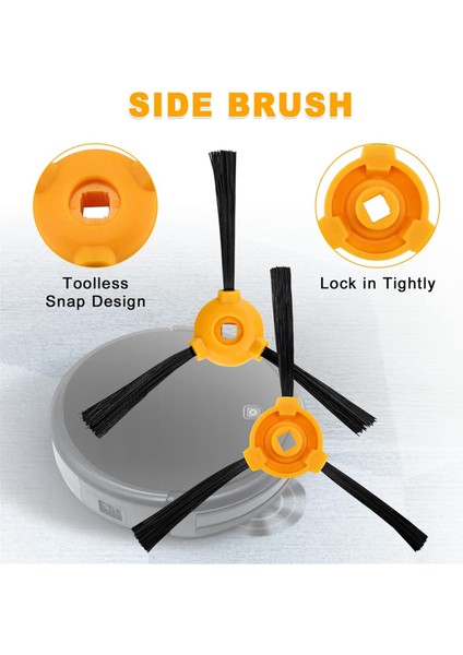 Hepa Filtre Ecovacs Deebot N79S N79 Aksesuarları Için Ana Yan Fırça Seti (Yurt Dışından) fırsatları