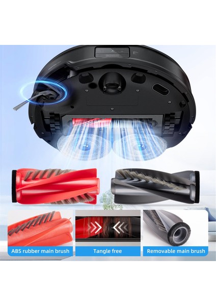 Roborock Qrevo Için Curvx/qrevo Edget/saros 10R/S9 Maxv Ince Parçalar Ana Yan Fırça Hepa Filtre Mop Bez Toz Çantası (Yurt Dışından) indirimleri