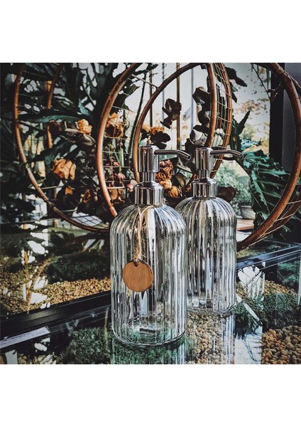 18 Oz Cam Sabun Dağıtıcı, Paslanmaz Paslanmaz Çelik Pompa Doldurulabilir El Sabun Dağıtıcı, Mutfak ve Banyo Için. (Yurt Dışından) fırsatları