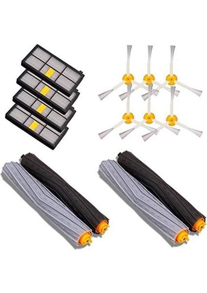 14PCS Irobot Roomba Için Aksesuarlar 880 860 870 871 980 990 Değişiklik Parçaları Yedek Furgular Kiti (Yurt Dışından)