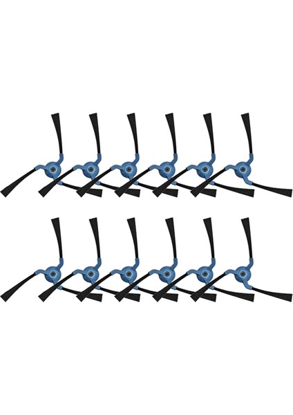 12PCS Yedek Parçalar Eufy X10 Pro Omni / X9 Pro Robot Vakumları Temizleyici Aksesuarları Yıkanabilir Kenar Fırça (Yurt Dışından)