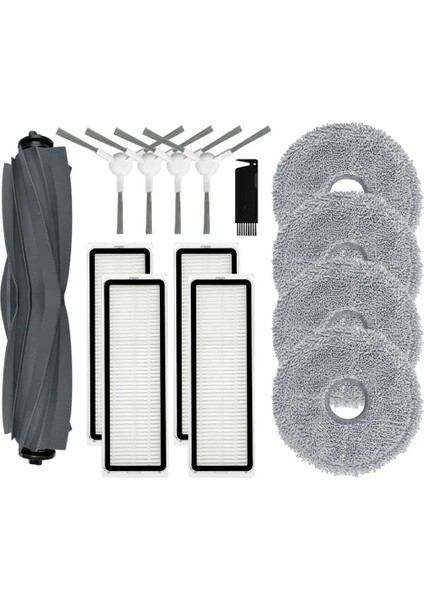 Dreame Bot L10 Prime / L10S Pro Vakum Süpürge Ana Silindir Yan Fırça Hepa Filtre Mop Bezleri Paçavra Aksesuarları (Yurt Dışından)