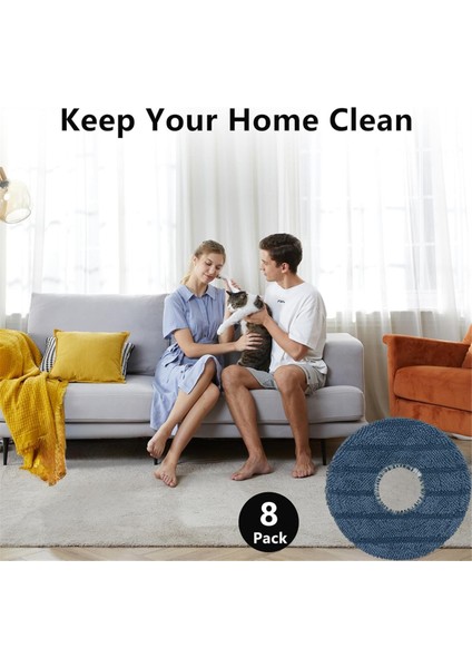 8pcs Paspy Pad Eufy Omni C20 Robot Vakum Süpürge Parçaları Yıkanabilir Kumba Mop Pad (Yurt Dışından) fırsatları
