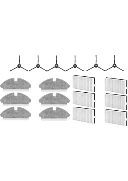 Dreame Mova M1 / ​​trouber M1 Robot Vakum Temizleyici Yardımcı Temizleme Kiti Yan Fırça Rag Filtresi (Yurt Dışından) fiyatları