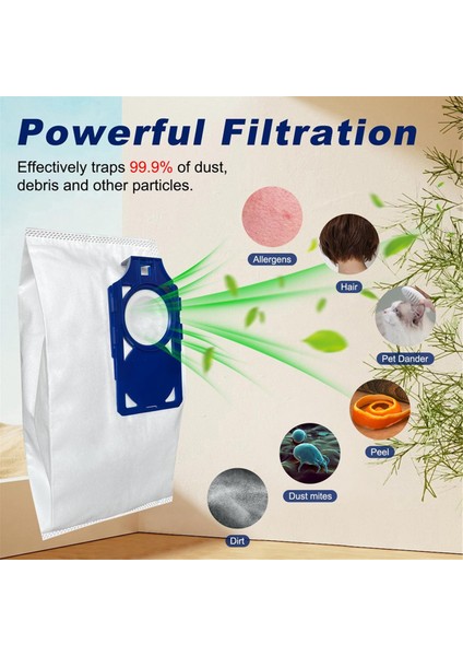 8pcs Riccar Brilliance R30D, R30P, R30PET &amp; Basitlik Senkronizasyonu Için 8 Adet Yedek Hepa Vakum Torbaları S30D, S30P, S30PET (Yurt Dışından) fırsatları