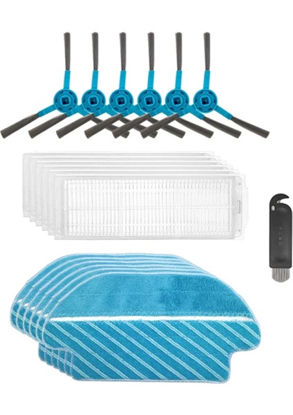 Cecotec Conga 3290 3390 3490 3590 3690 3790 3890 Ultra Titanyum Vakumu Parçaları Değiştirin Yan Fırça Hepa Filtre Mop Rag (Yurt Dışından)