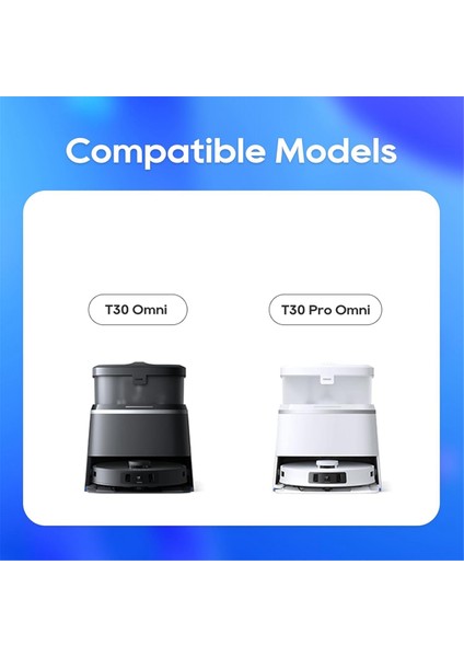 Ecovacs Deebot T30 Pro Omni / T30 Omni Ana Yan Fırça Hepa Filtreleri Mop Bez Toz Torbaları Yedek Parçalar (Yurt Dışından) modelleri