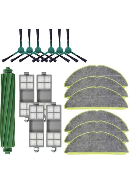 Irobot Roomba 205 Toz Kompaktörü Vac / Combo Aksesuarları Ana Yan Fırça Hepa Filtre Mop Bezi Yedek Parçalar (Yurt Dışından)