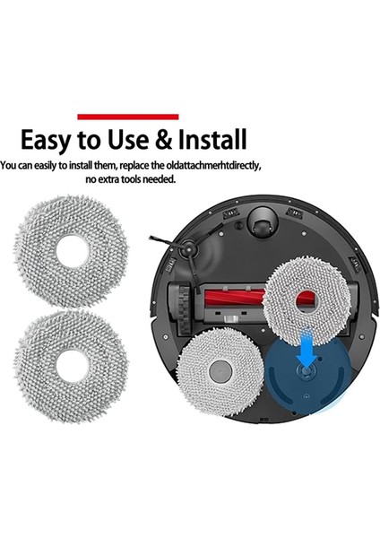 Roborock Qrevo Curv / P20 Pro Vakum Parçaları Için Ana Silindir Yan Fırça Hepa Filtre Mop Bez Toz Çanta Aksesuarları (Yurt Dışından) indirimleri