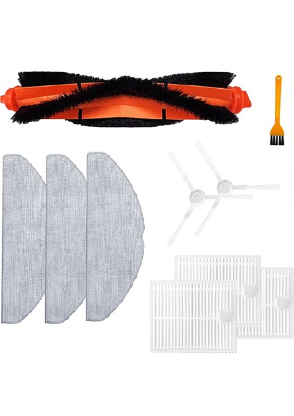 Xiaomi Robot Vakum S20/D106 Için Yedek Kit Aksesuarları Ana Fırça Yan Fırçalar Hepa Filtre Mop Bez Seti (Yurt Dışından) fiyatları
