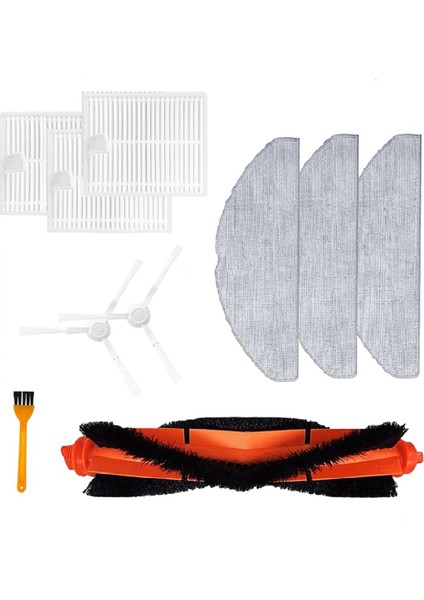 Xiaomi Robot Vakum S20/D106 Için Yedek Kit Aksesuarları Ana Fırça Yan Fırçalar Hepa Filtre Mop Bez Seti (Yurt Dışından) modelleri