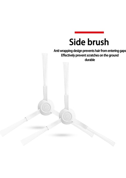 Xiaomi Robot Vakum S20/D106 Için Yedek Kit Aksesuarları Ana Fırça Yan Fırçalar Hepa Filtre Mop Bez Seti (Yurt Dışından) indirimleri