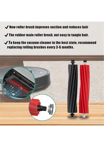 Roborock Q8 Için Max / Q8 Max+(Artı) / Q5 Pro / Q5 Pro+(Artı) Vakum Süpürge Ana Yan Fırça Mop Bezi Hepa Filtreleri (Yurt Dışından) fırsatları