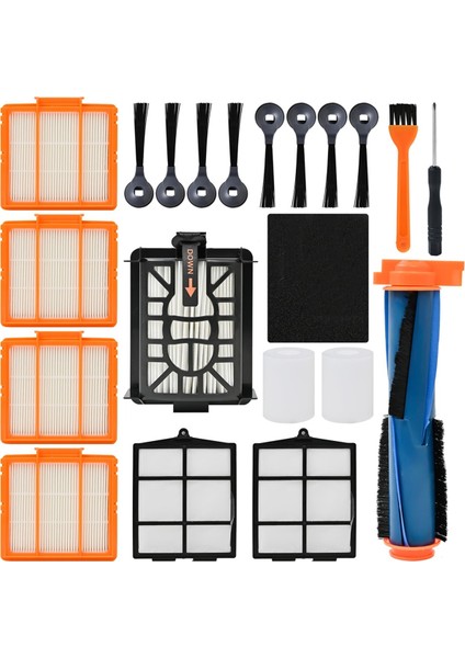 Köpekbalığı Aı AV2501A Için Yedek Parçalar RV2502A RV2610WA Vakum Süpürge Ön Filtre Ön Motor Köpük Keçe Filtresi (Yurt Dışından)