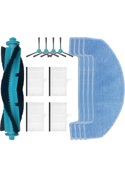 Ultenik T10 Lite Ana Yan Fırça Hepa Filtre Paspasları Yedek Parçalar Aksesuarları (Yurt Dışından)