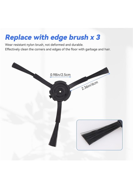 Eufy X8 Pro Serisi Robot Vakum Süpürge Yedek Parçaları Için - X8 Pro Aksesuar Kiti, Ana Fırçalar, Filtreler, Yan Fırçalar (Yurt Dışından) fırsatları