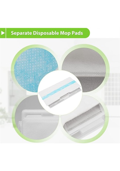 Köpekbalığı Vacmop Için Tek Kullanımlık Sert Zemin Vakum ve Posta Pad Dolumları Köpekbalığı Vacmop Pro VM252 VM250 VM200, Parça VMP30 (Yurt Dışından) fiyatları