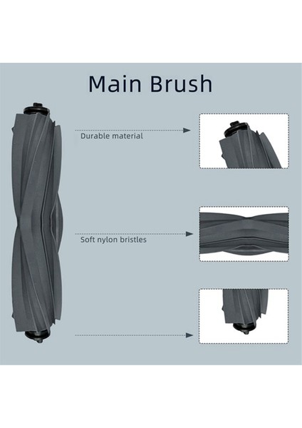 42PCS Dreame Mova E30 Ultra/troiver E30 Ultra Robot Yedek Parça Aksesuarları Ana Yan Fırça Filtre Mop Bez Toz Torbası (Yurt Dışından) indirimleri