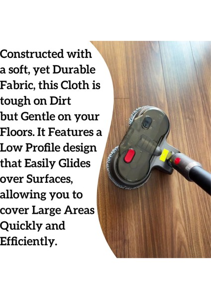 Elektrik Mop Bez V15 Kafa Ekleme Dyson V15 V11 V10 V8 V7 Vakum Süpürücü (Yurt Dışından) fiyatları