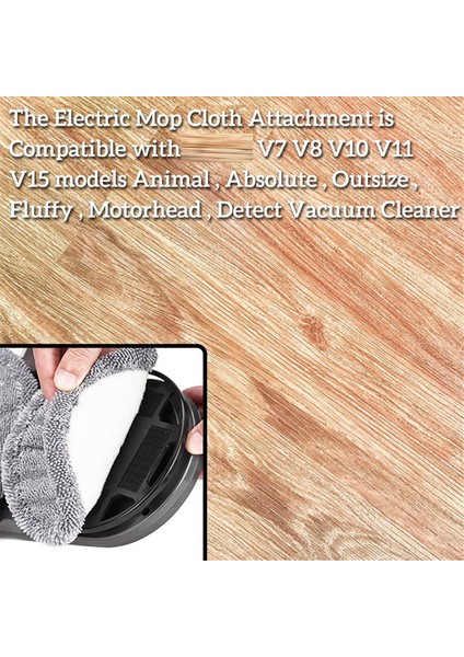 Elektrik Mop Bez V15 Kafa Ekleme Dyson V15 V11 V10 V8 V7 Vakum Süpürücü (Yurt Dışından) indirimleri