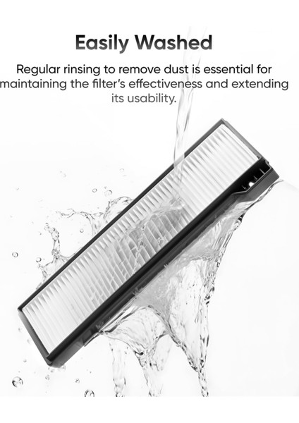 Eufy X10 Pro Omni Yedek Parçalar Aksesuarları Ana Yan Fırça Hepa Filtre Mop Bez Tuz Torbaları (Yurt Dışından) modelleri