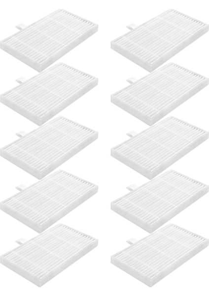 Conga 7490 Ölümsüz / 8290 Ölümsüz Serisi Vakum Süpürge Yedek Parçaları Yıkanabilir Hepa Filtre Aksesuarları 10 Pcs (Yurt Dışından)