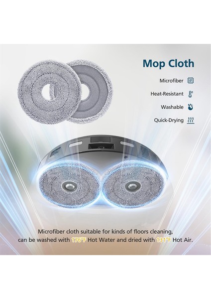 Roborock Saros 10R /G20&#39;LER Için Ultra /s9 Maxv Ince Ana Yan Fırça Filtresi Mop Torbalar Robot Vakum Süpürge Yedek Parçaları (Yurt Dışından) fırsatları