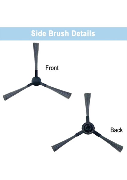 Mamnv Zcwa Onson Gttvo BR150/BR151 Manvins G20, 2&#39;si 1 Arada Robot Vakum Paspas Pedleri Hepa Filtreler Yan Fırça Yedek Parçaları (Yurt Dışından) modelleri
