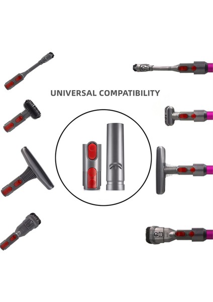 At Saç Fırçası Vakum Ekleri Dyson Gen 5 V15 V12 V11 V10 V8 V7 V7 V6 SV10 SV11 SV12 SV14 Kablosuz Vakum Süpürge (Yurt Dışından) modelleri