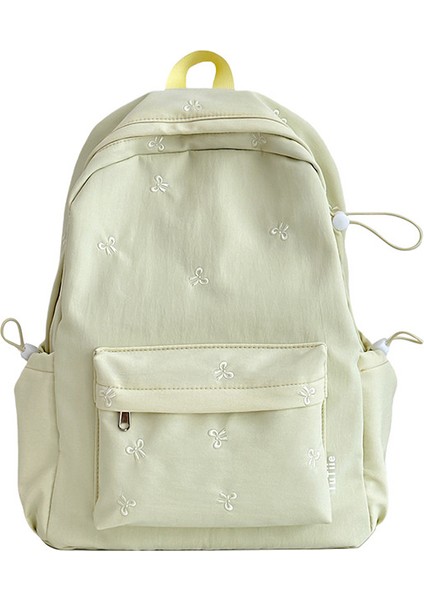 Yeni Yüksek Değerli Büyük Kapasiteli Ortaokul ve Lise Öğrencileri Kız Çanta Hafif Okul Çantası Moda Eğlence Omuz Sırt Bilgisayar Çantası (Yurt Dışından)