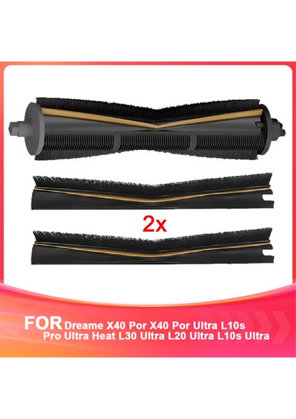 Dream L10S Ultra L20 Ultra X10 X20 PROX30 X30PRO Için Değiştirilebilir Fırça Şeridi ile 2. Nesil Anti-Düğümlü Rulo Fırça (Yurt Dışından)