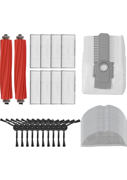 Roborock S7 Için Max Ultra Q100TSC Ana Yan Fırça Hepa Filtre Mop Bez Toz Torbası Aksesuarları Yedek Parçalar (Yurt Dışından) fiyatları