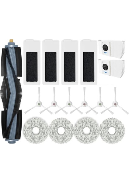 Ecovacs Deebot T20 Omnı Robot Vacum Searrıce, Yedek Parçalar Ana Yan Fırçalar Hepa Filtre Mop Bez Torbaları (Yurt Dışından)