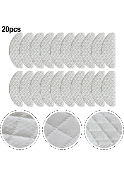 Imou L11-A L11 Vakum Süpürge Aksesuarları Için 20 Pcs Mop Pad Mikrofiber Bez Kuru ve Islak Yıkama Ev Paçavraları (Yurt Dışından) modelleri