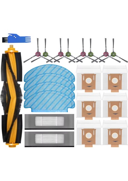 Ecovacs Deebot T8 Aıvı T9 Aıvı N8 Pro Aivi N9 N10 N10 Plus Aksesuarlar Ana Fırça Filtre Toz Torbası Hepa Filtre (Yurt Dışından)