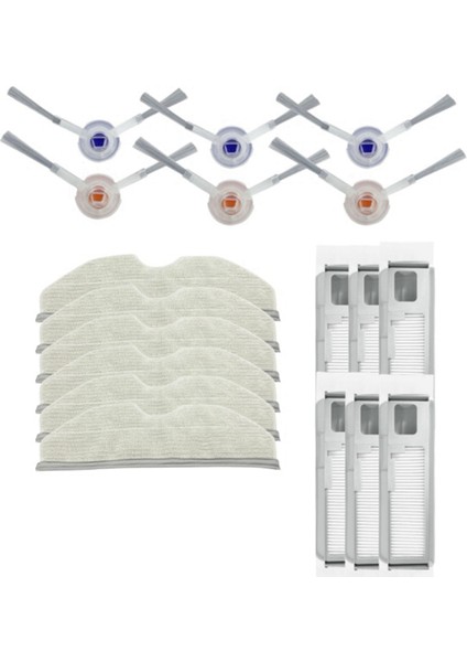 Narwal Freo x Için Fit Robot Vakum Kilpesi Bezi Yan Fırça Aksesuarları Yedek Parçalar Paspas Bezi (Yurt Dışından)