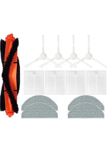 Ana Yan Fırça Kapağı Xiaomi S20 / D106 Temiz Robot Vakum Süpürge Yedek Parçalar Aksesuarları (Yurt Dışından)