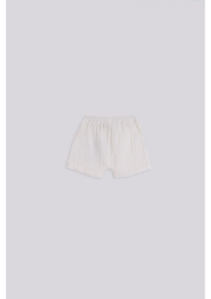 Bg Store Erkek Bebek Kırık Beyaz Şort fiyatları