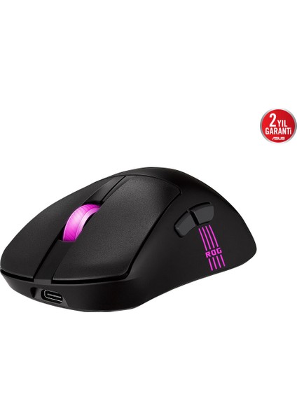 Rog Kerıs Iı Orıgın Kablosuz Oyun Mouse'u, 64G Hafif, Ergonomik, Değiştirilebilir Swıtch Yuvası, 42K Optik Sensör, Rog Mikro Swıtch Iı, Rog Omnı Alıcı, 5 Programlanabilir Tuş fırsatları