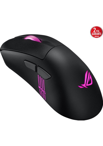 Rog Kerıs Iı Orıgın Kablosuz Oyun Mouse'u, 64G Hafif, Ergonomik, Değiştirilebilir Swıtch Yuvası, 42K Optik Sensör, Rog Mikro Swıtch Iı, Rog Omnı Alıcı, 5 Programlanabilir Tuş