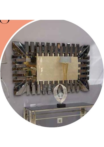 Mim Füme 80 * 120 Kılıç Dikdörtgen Ayna